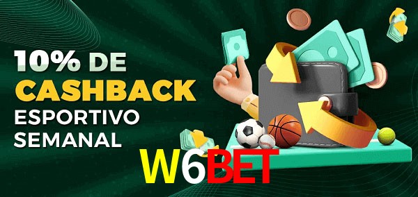 10% de bônus de cashback na W6Bet